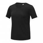 T-shirt de poliéster mulher 105 g/ m2 cor preto