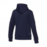 Sweatshirt desportivo de poliéster para mulher 245 g/m2 Elevate Life cor azul-marinho terceira vista traseira