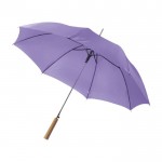 Guarda-chuva automático de poliéster 190T cor violeta terceira vista