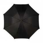 Guarda-chuva com punho de madeira cor preto segunda vista