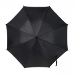 Guarda-chuva de 8 painéis de nylon 190T cor preto segunda vista