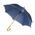 Guarda-chuva de 8 painéis de nylon 190T cor azul-escuro terceira vista