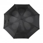 Guarda-chuva manual antitempestade cor preto primeira vista