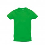 T-shirt de tamanho infantil para personalizar cor verde