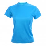 T-shirt de desporto com logo em várias cores cor azul-claro