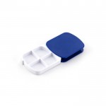 Caixa de comprimidos com 4 compartimentos cor azul