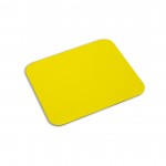 Tapete de rato personalizável para empresas cor amarelo