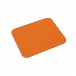 Tapete de rato personalizável para empresas cor cor-de-laranja