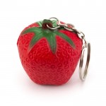 Porta-chaves anti-stress forma de fruta  cor cor-de-rosa primeira vista