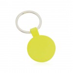 Porta-chaves em cores fluorescentes cor amarelo