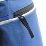 Mochila com bolso para calçado cor azul terceira vista