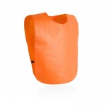 Colete de non-woven com laterais de elástico para adultos cor cor-de-laranja primeira vista