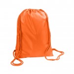 Mochila saco de cordas grossas cor cor-de-laranja primeira vista