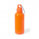 Garrafa de plástico em cores vivas cor cor-de-laranja