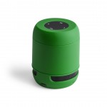 Coluna para merchandising com design compacto cor verde