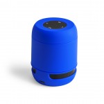 Coluna para merchandising com design compacto cor azul