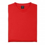Sweatshirt para personalizar em cores vivas cor vermelho