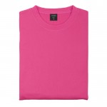 Sweatshirt para personalizar em cores vivas cor fúcsia