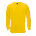 Sweater de mangas compridas para personalizar cor amarelo