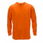 Sweater de mangas compridas para personalizar cor cor-de-laranja