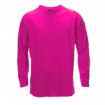 Sweater de mangas compridas para personalizar cor cor-de-rosa