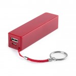 Bateria portátil personalizada de 2000mAh cor vermelho