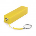 Bateria portátil personalizada de 2000mAh cor amarelo