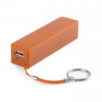 Bateria portátil personalizada de 2000mAh cor cor-de-laranja