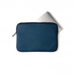 Bolsa para portátil em PU hidrorrepelente cor azul terceira vista