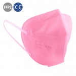 Máscaras FFP2 certificadas em várias cores cor cor-de-rosa bebé