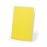 Caderno personalizado em várias cores vivas cor amarelo