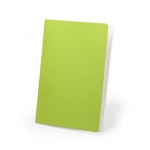 Caderno personalizado em várias cores vivas cor verde claro