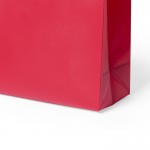 Saco resistente em cores vivas 110 g/m2 cor vermelho segunda vista