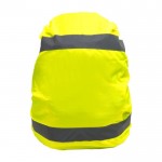 Capa de alta visibilidade para mochila cor amarelo segunda vista