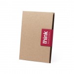 Caderno personalizado com capa em cartão rígido reciclado