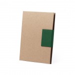 Caderno personalizável em cartão reciclado - verde