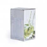 Jarra de vidro para bebidas personalizável cor transparente segunda vista