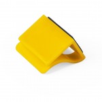 Protetor para webcam em forma de clipe cor amarelo