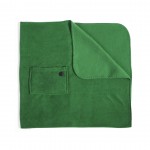 Manta com bolso frontal para brinde 180 gr/m2 cor verde