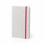Caderno A5 para merchandising elegante cor vermelho