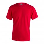 T-shirt personalizada em 100% algodão cor vermelho