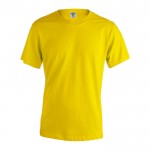 T-shirt personalizada em 100% algodão cor amarelo