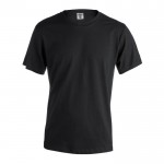 T-shirts básicas 100% algodão para estampar cor preto