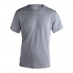 T-shirts básicas 100% algodão para estampar cor cinzento