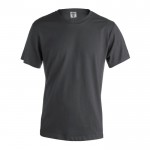 T-shirts básicas 100% algodão para estampar cor cinzento-escuro