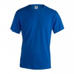T-shirt básica 100% algodão para personalizar cor azul