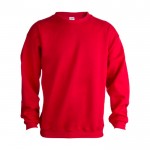 Sweatshirt personalizada unissexo para brinde cor vermelho