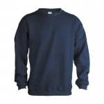 Sweatshirt personalizada unissexo para brinde cor azul-marinho