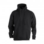 Sweatshirt de adulto com capuz para oferecer cor preto
