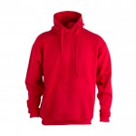 Sweatshirt de adulto com capuz para oferecer cor vermelho